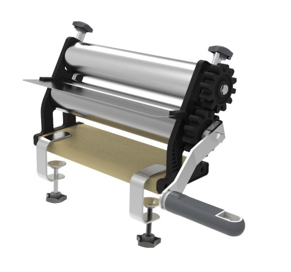 Cilindro amasador Master 28 cm cromado engranaje aluminio lata aluminio