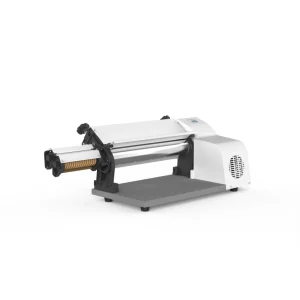 Laminador industrial de masas 37 cm con cortador 50Hz 220V carenado de ABS blanco cromado