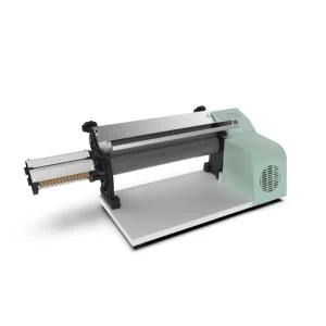 Laminadora de pasta americana exportación 37 cm con cortador 50Hz 220V carenado de ABS verde Glacé antiadherente