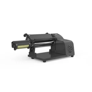 Laminador eléctrico de masas 28 cm con cortador 220V carenado de ABS negro cromado