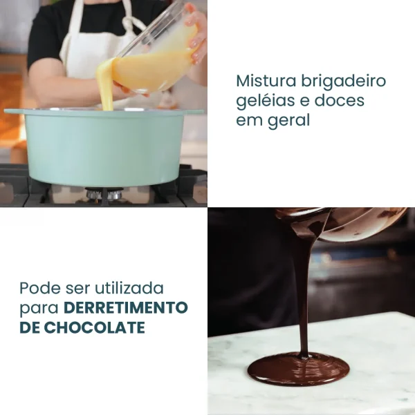 Mezcladora de brigadeiro AND Exportación 7 litros aluminio 50Hz pala para brigadeiro - Imagen 5
