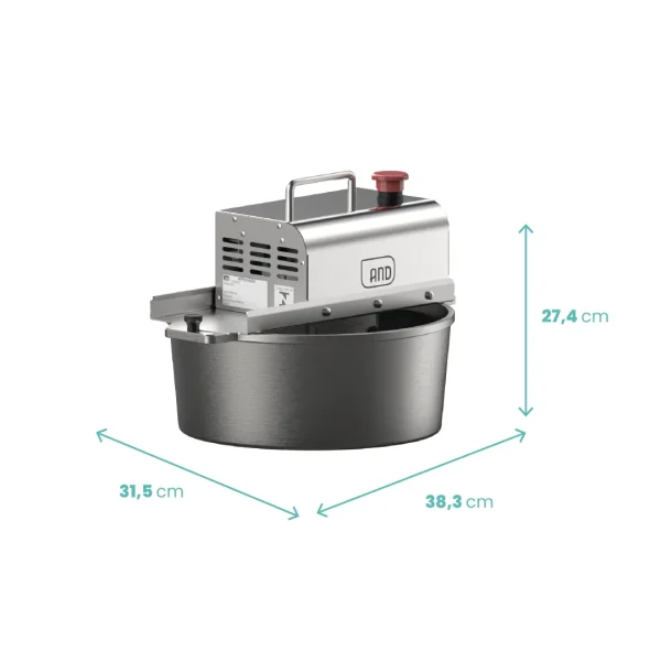 Mezcladora de brigadeiro AND Exportación 7 litros aluminio 50Hz pala para brigadeiro - Imagen 6