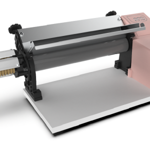 Laminadora de pasta americana exportación 37 cm con cortador 50Hz 220V carenado de ABS rosa Mousse antiadherente